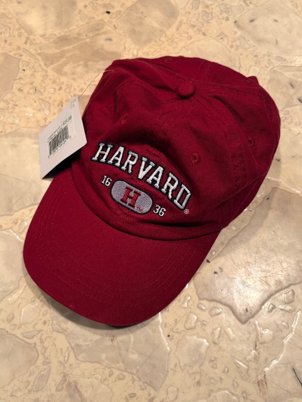 Harvard Baseball Hat Burgundy NWT